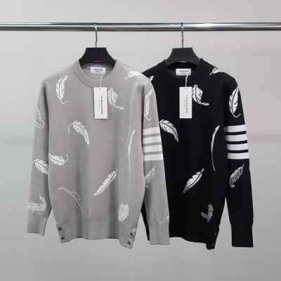 톰* 사선완장 패더 울 니트