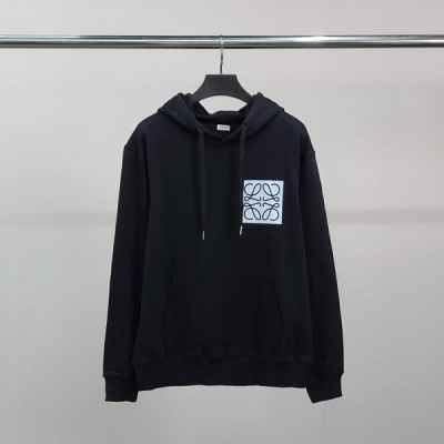 로** 스퀘어로고 코튼 후드티