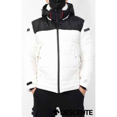 데** 스노우 투톤 후드 패딩