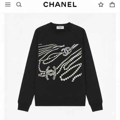 샤* 진주로고 기모맨투맨