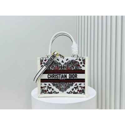 디* 고급 레더 북 토트백