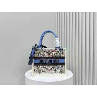 디* 고급 레더 북 토트백