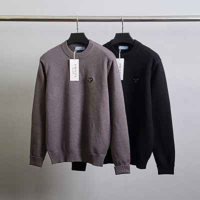 프** 로고와펜 울 니트