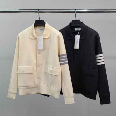 톰* 4바 포켓 니트 자켓