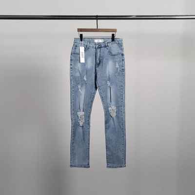 아* 레드하트 데미지 청바지