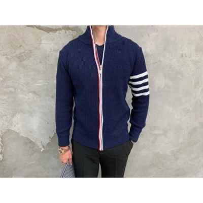 톰* 사선 니트집업