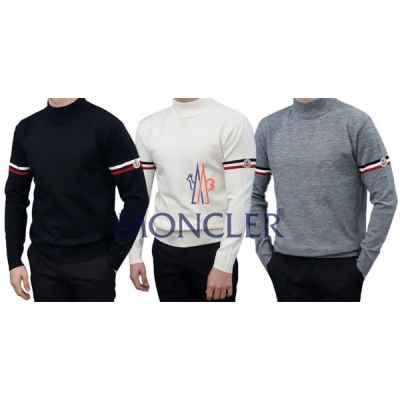 삼선 견장 클래식 로고 터틀넥