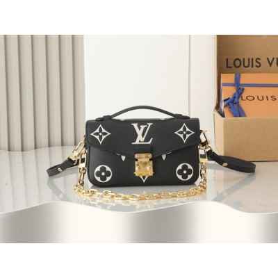 루* 포쉐트 메티스 이스트 웨스트 바이컬러 숄더백