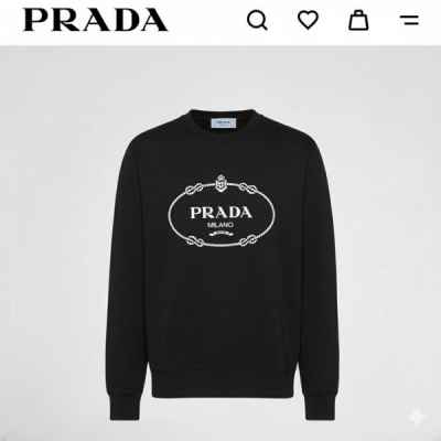 프** 사슬로고 기모맨투맨