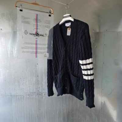 톰* 사선완장 아란케이블 가디건
