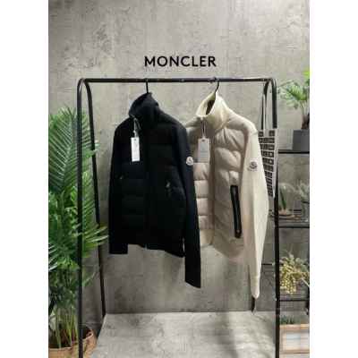 머슬 덕다운 니트 패딩 자켓