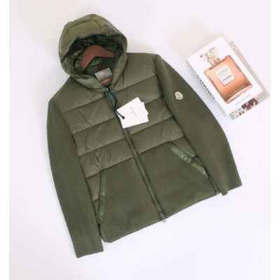 울니트 와플믹스 다운 자켓