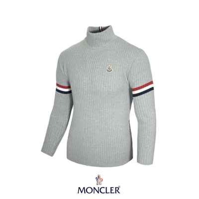 더블 암라인 클래식와팬 울캐시 하프 터틀넥 니트