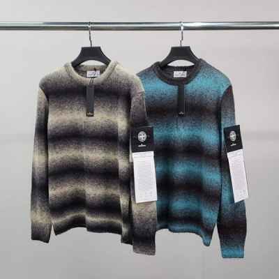 스* 흑백패치 모헤어 니트