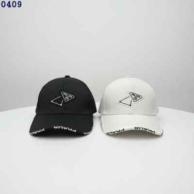 프** 더블 삼각로고 볼캡 모자