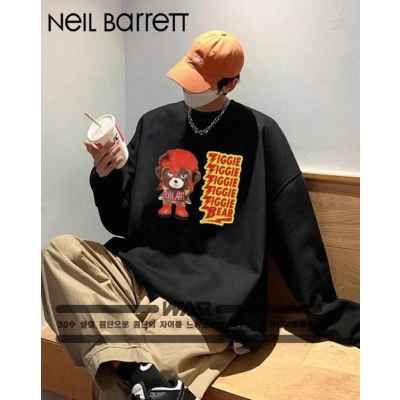 닐** 캐릭터 지글 디자인 밍크양기모 티셔츠