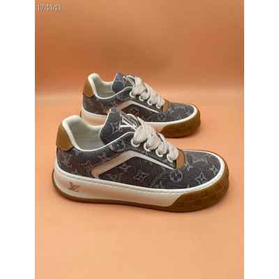 루* 남자 틸티드 가죽 스니커즈